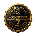 Selo de garantia incondicional de 7 dias